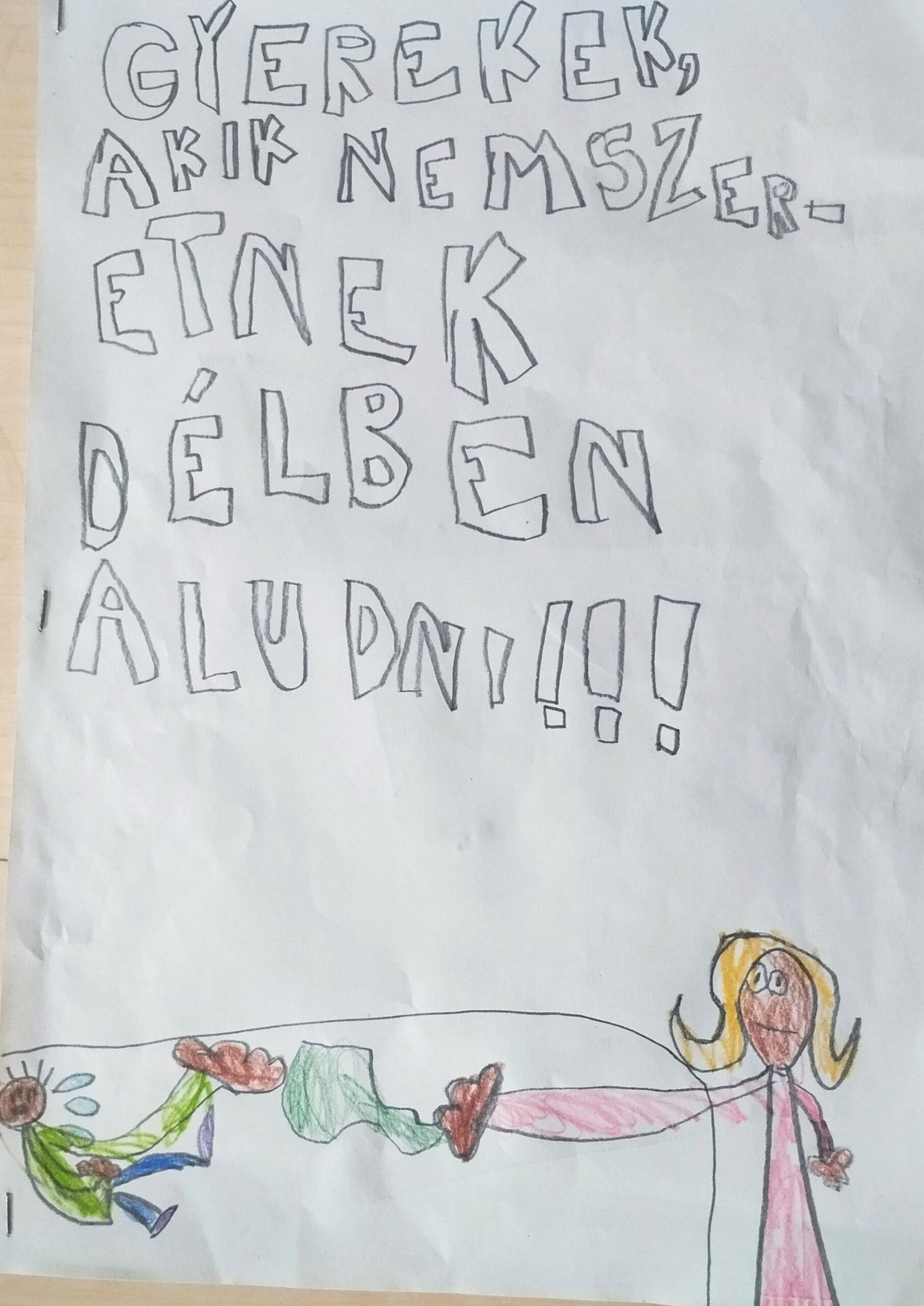 Gyerekek, akik nem szeretnek délben aludni